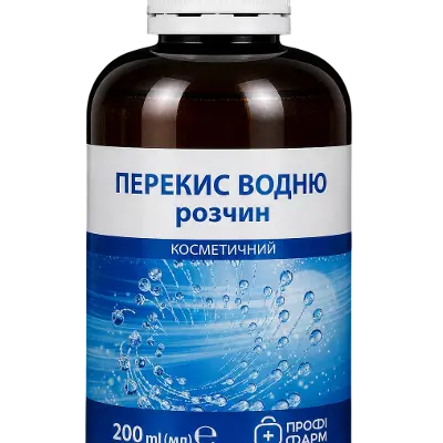 Перекись водорода 3% 200мл пласт.фл., Профи Фарм