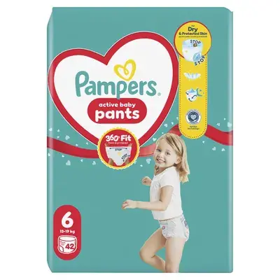 Подгузники-трусики Pampers (Памперс) Active Baby Pants (13-19кг) № 42