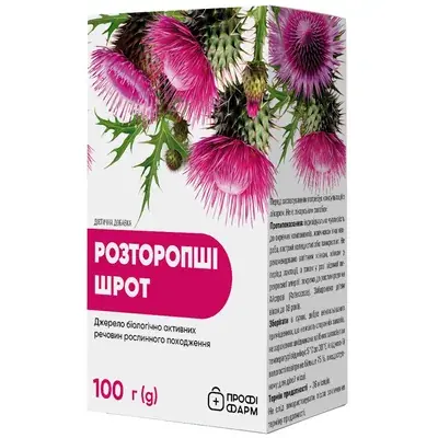 Расторопши шрот 100г, Профи Фарм