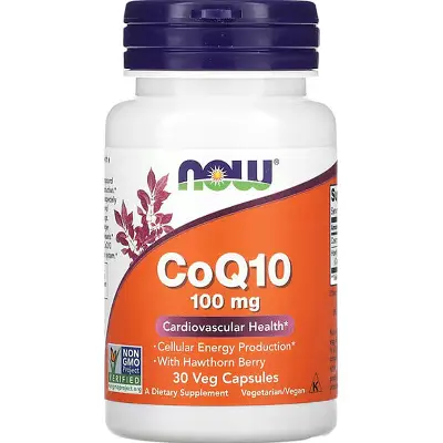 Нау (Now) Коензим Q10 капсулы 100 мг №30